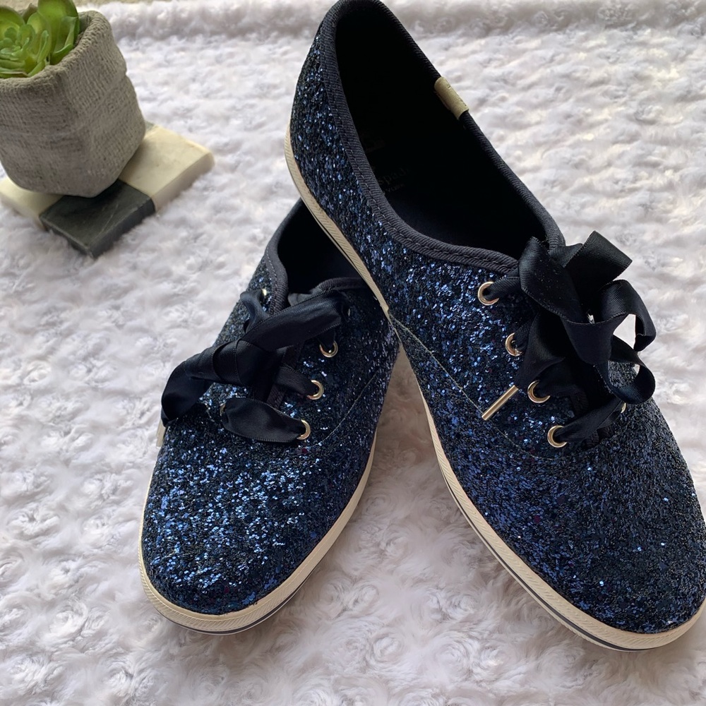 Women’s Keds x Kate Spade Glitter Navy 8.5